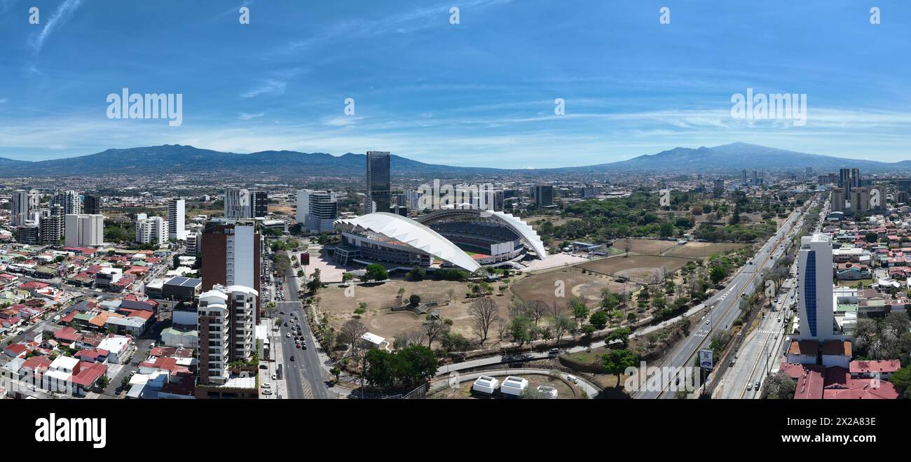 La Sabana Park and Costa Rica National Stadium Stock Photo