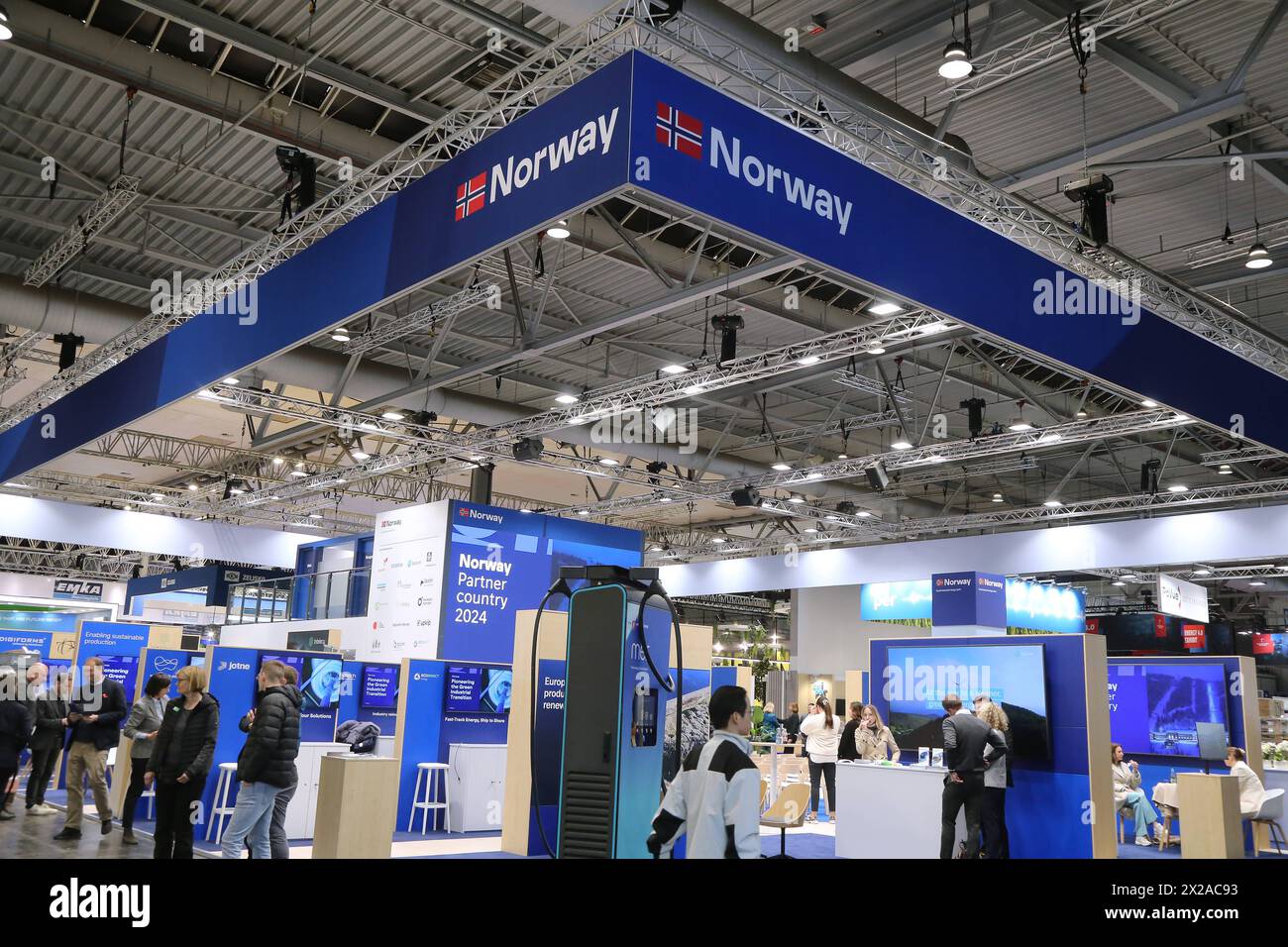21.04 2024 Hannover, Presserundgang am Vortag der Hannovermesse 2024