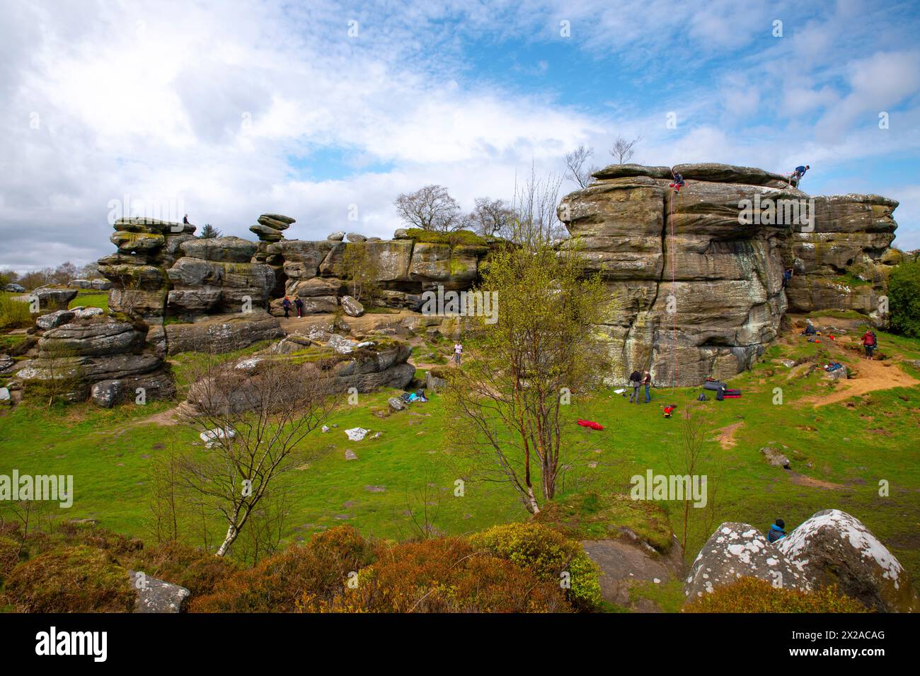 Brimham rocks geology hi-res stock photography and images - Alamy