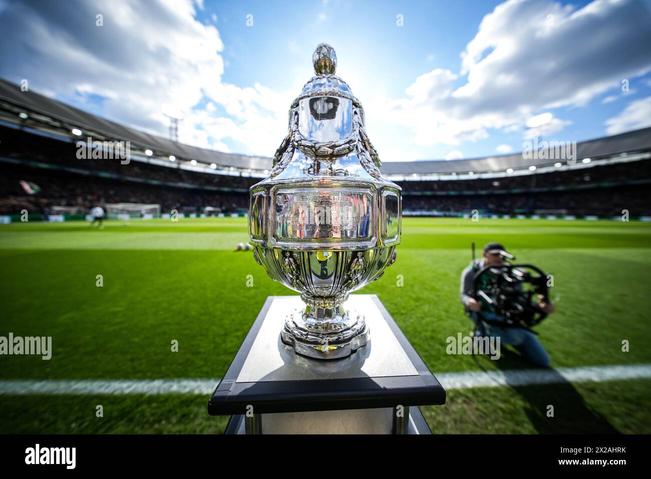 Rotterdam, Netherlands. 21st Apr, 2024. Rotterdam The cup during the