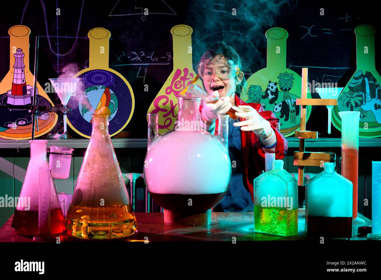 Edinburgh Science Festival is the first and one of the most respected science festivals in the world, taking place over the Easter holidays, between 1 Stock Photo