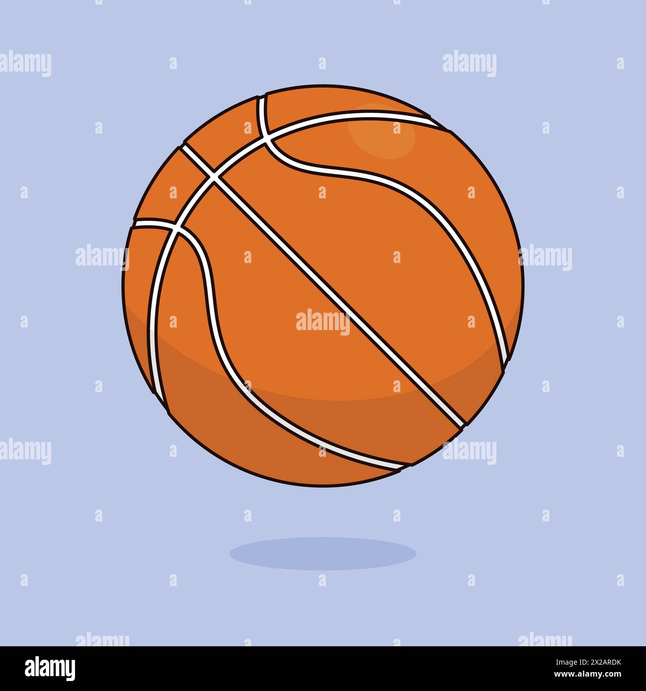 Basketball Sports Vector Illustration Icon basketball vector cartoon Stock Vector