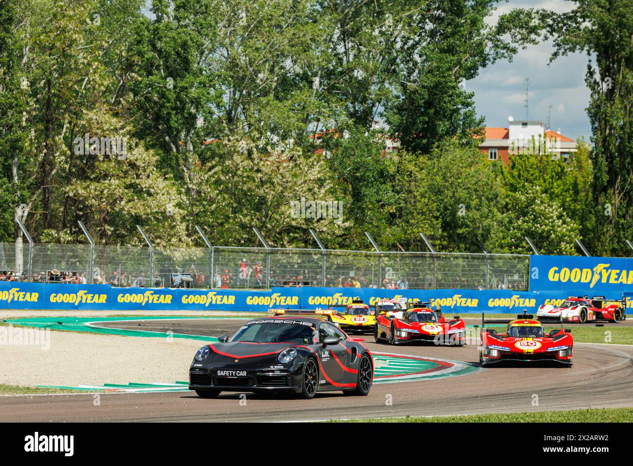 safety car, action during the 2024 6 Hours of Imola, 2nd round of the 2024 FIA World Endurance Championship, from April 18 to 21, 2024 on the Autodromo Internazionale Enzo e Dino Ferrari in Imola, Italy Stock Photo