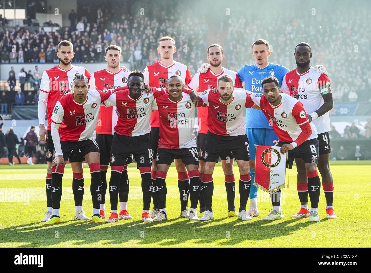 Rotterdam, Netherlands. 21st Apr, 2025. Rotterdam Players of