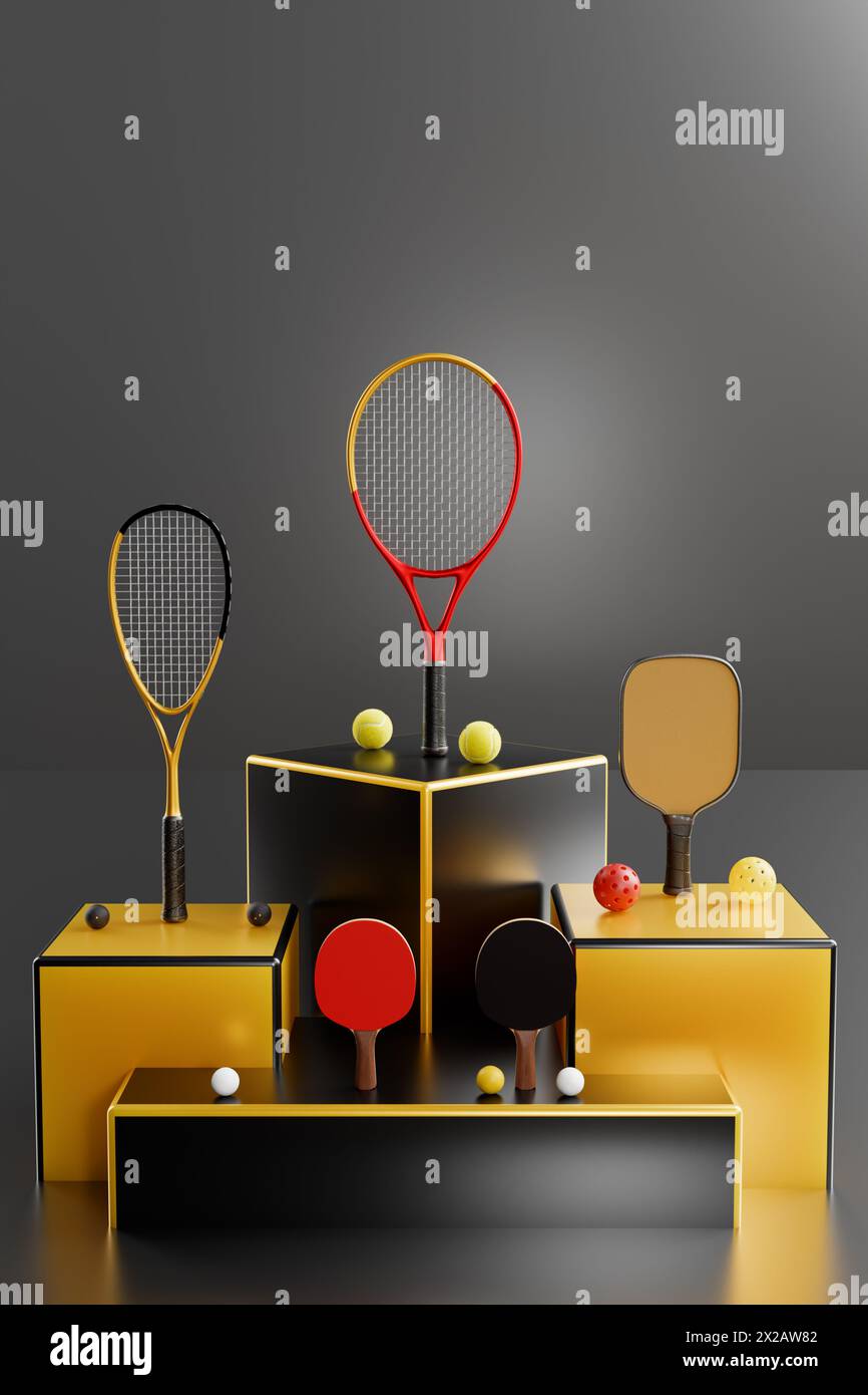 Various pickleball rackets hi-res stock photography and images - Alamy