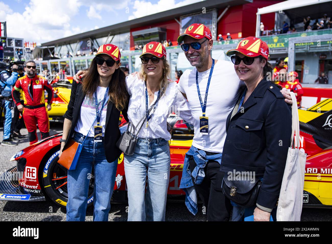 Guest on the grid during the 2024 6 Hours of Imola, 2nd round of the 2024 FIA World Endurance Championship, from April 18 to 21, 2024 on the Autodromo Internazionale Enzo e Dino Ferrari in Imola Stock Photo