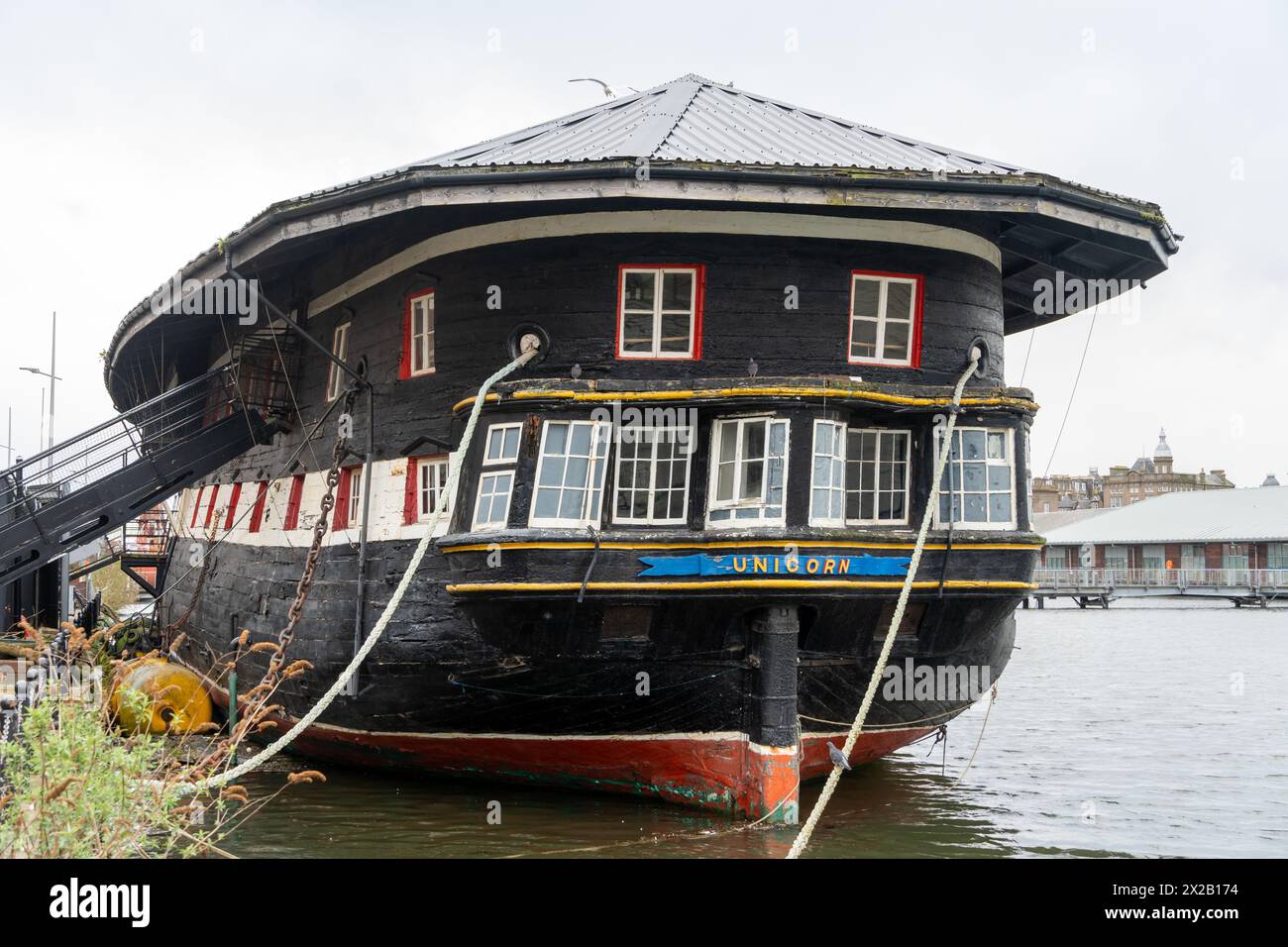 HMS Unicorn historic ship, one of the oldest in the world, launched in ...