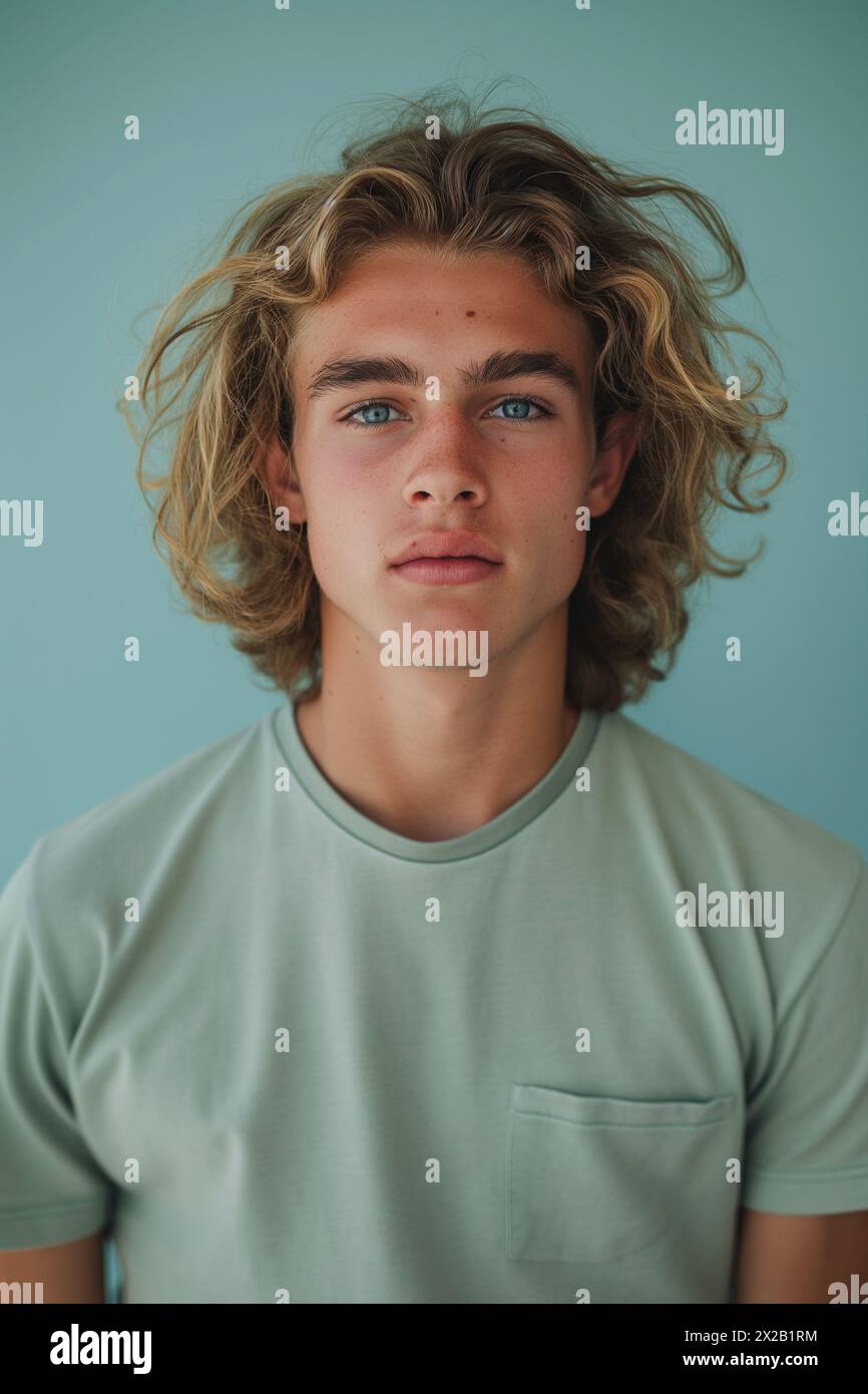 Very blond young man hi-res stock photography and images - Alamy