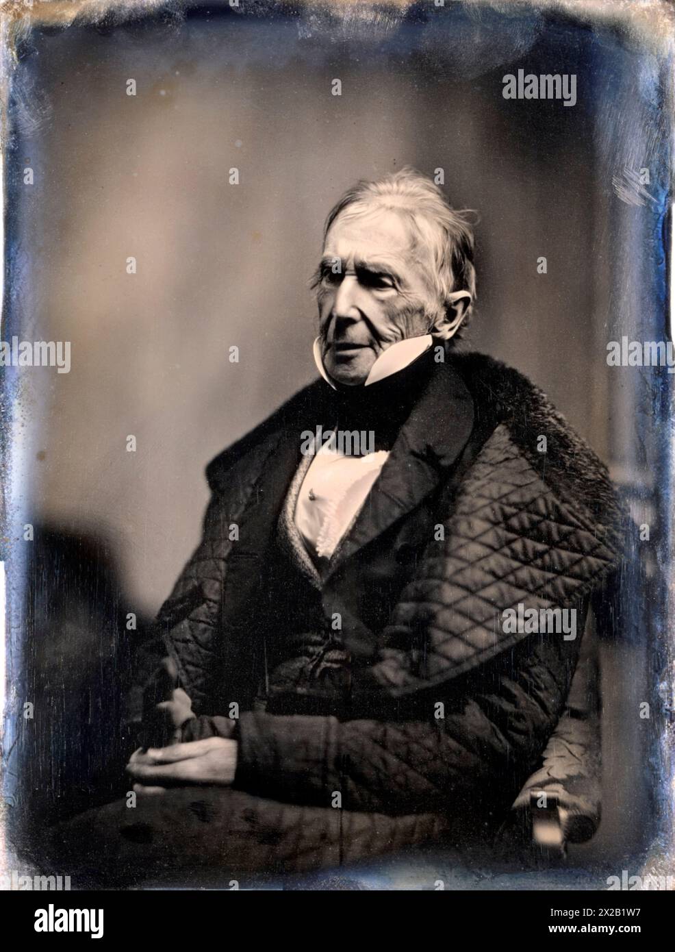 Dr. John Collins Warren By Josiah Johnson Hawes in ca. 1850 Stock Photo