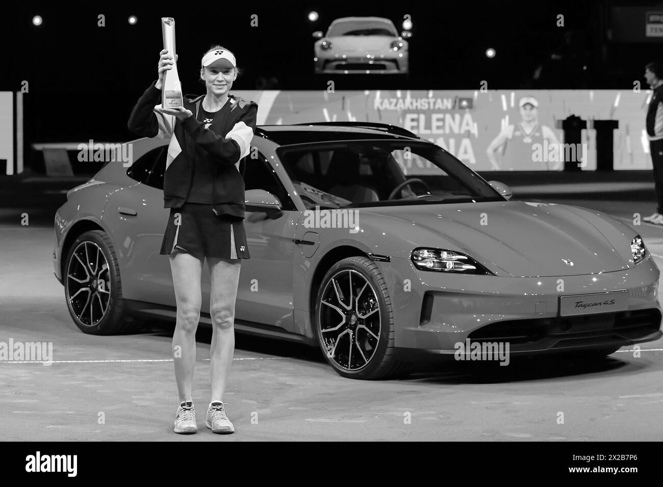 Elena rybakina stuttgart 2024 Black and White Stock Photos & Images - Alamy