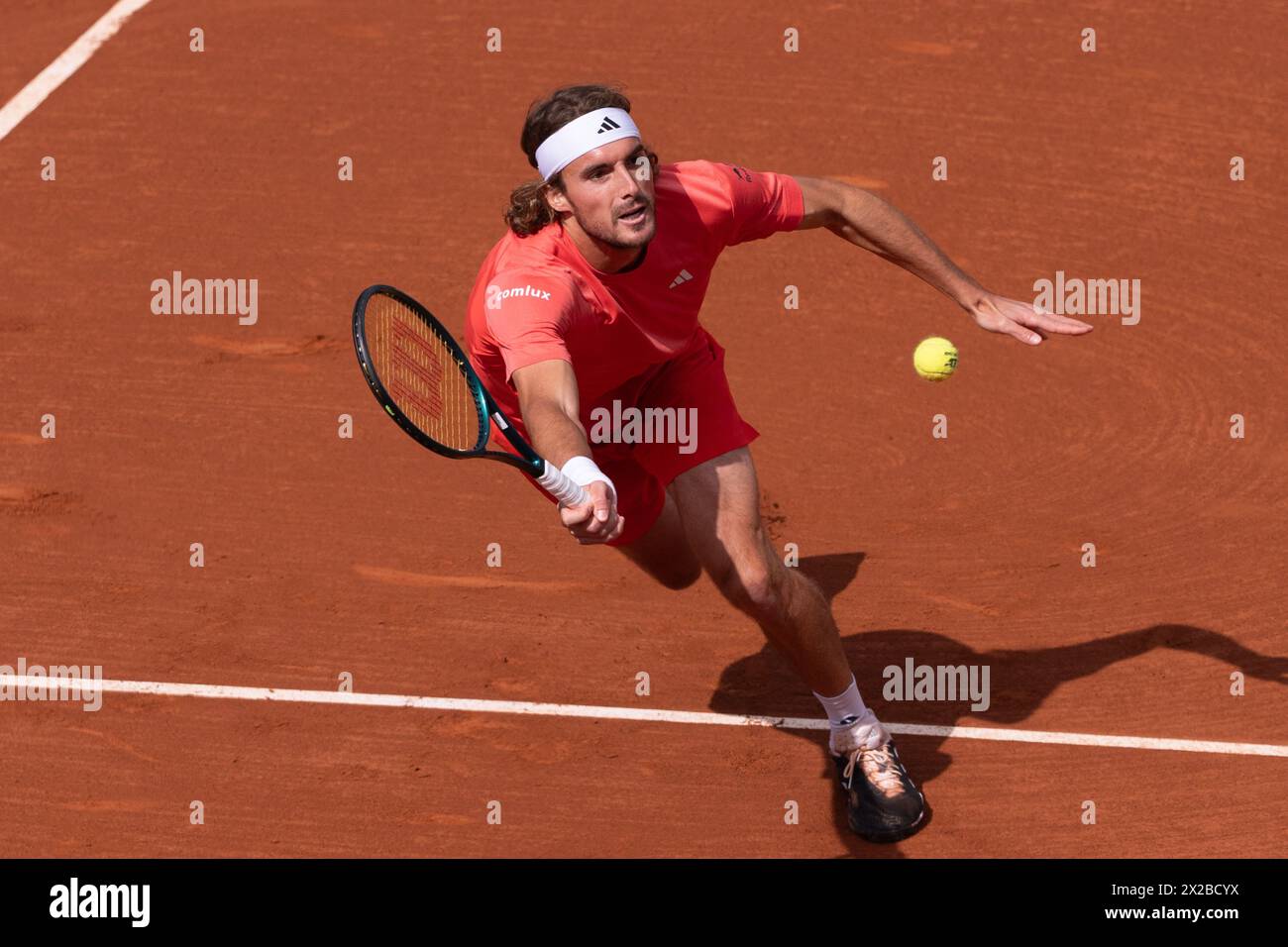 Barcelona, Spain. 21st Apr, 2024. Stefanos Tsitsipas during the final