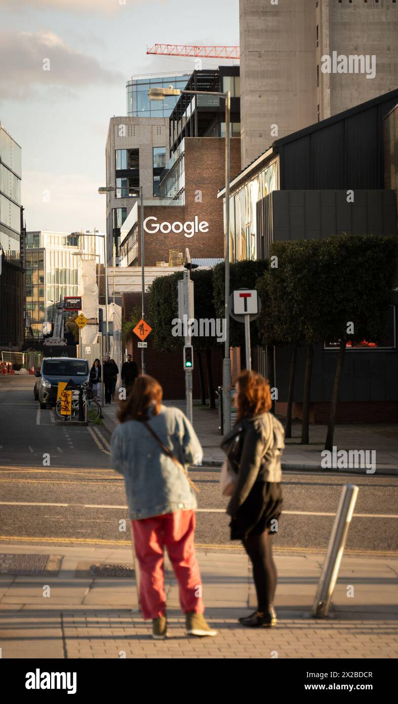 Google European headquarters building in Dublin's Grand Canal Dock. Stock Photo
