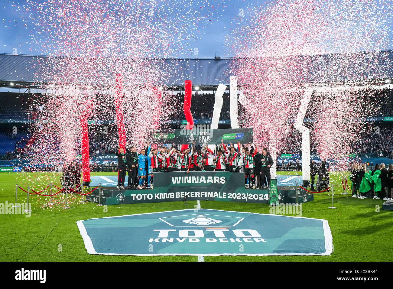 Rotterdam, Netherlands. 21st Apr, 2025. Rotterdam Players of