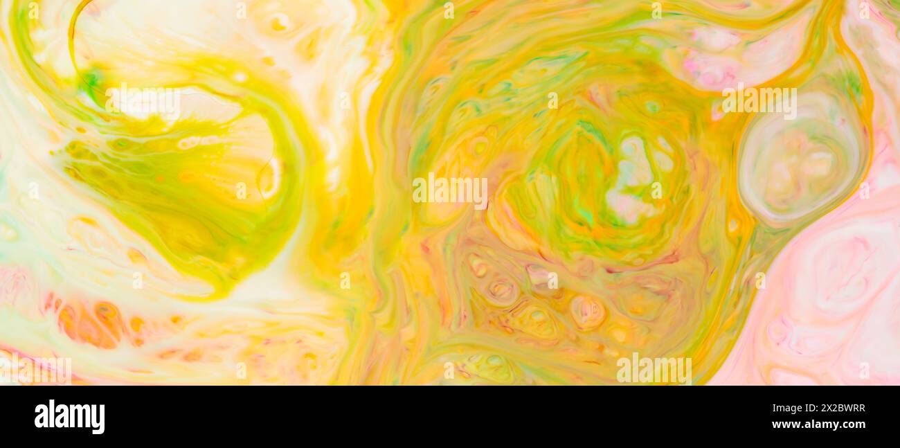 Colorful Fluid Art Marbling Background with Abstract Waves Effect Stock ...