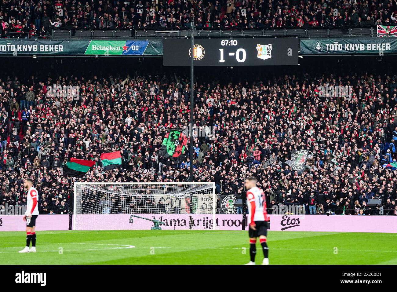 Rotterdam, Netherlands. 21st Apr, 2025. Rotterdam Feyenoord 10