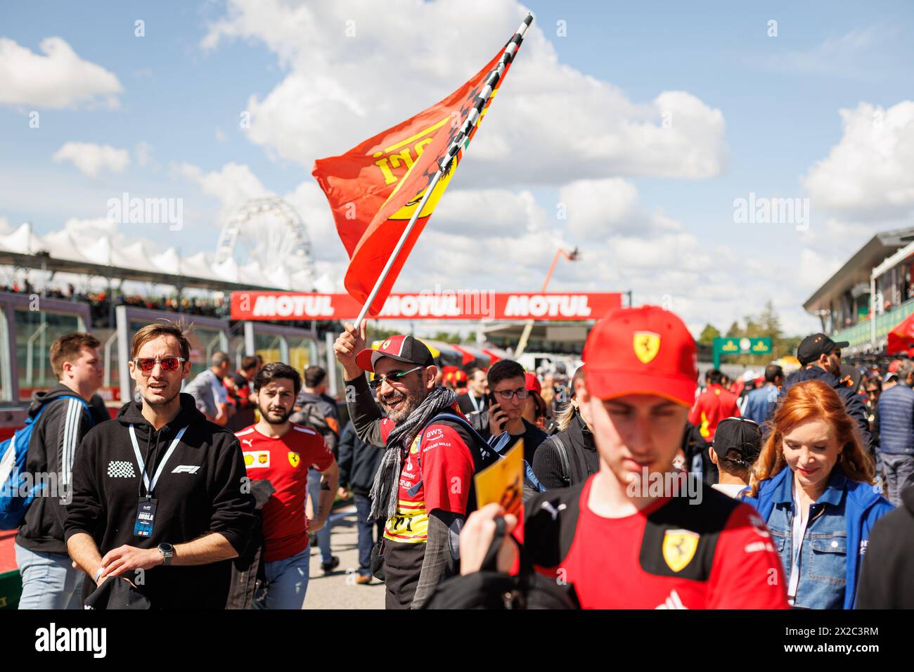 Ferrari Supporters fans, supporters, public, spectators during the 2024 6 Hours of Imola ...