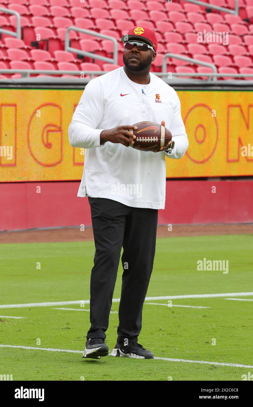 Defensive line coach eric henderson hi-res stock photography and images ...