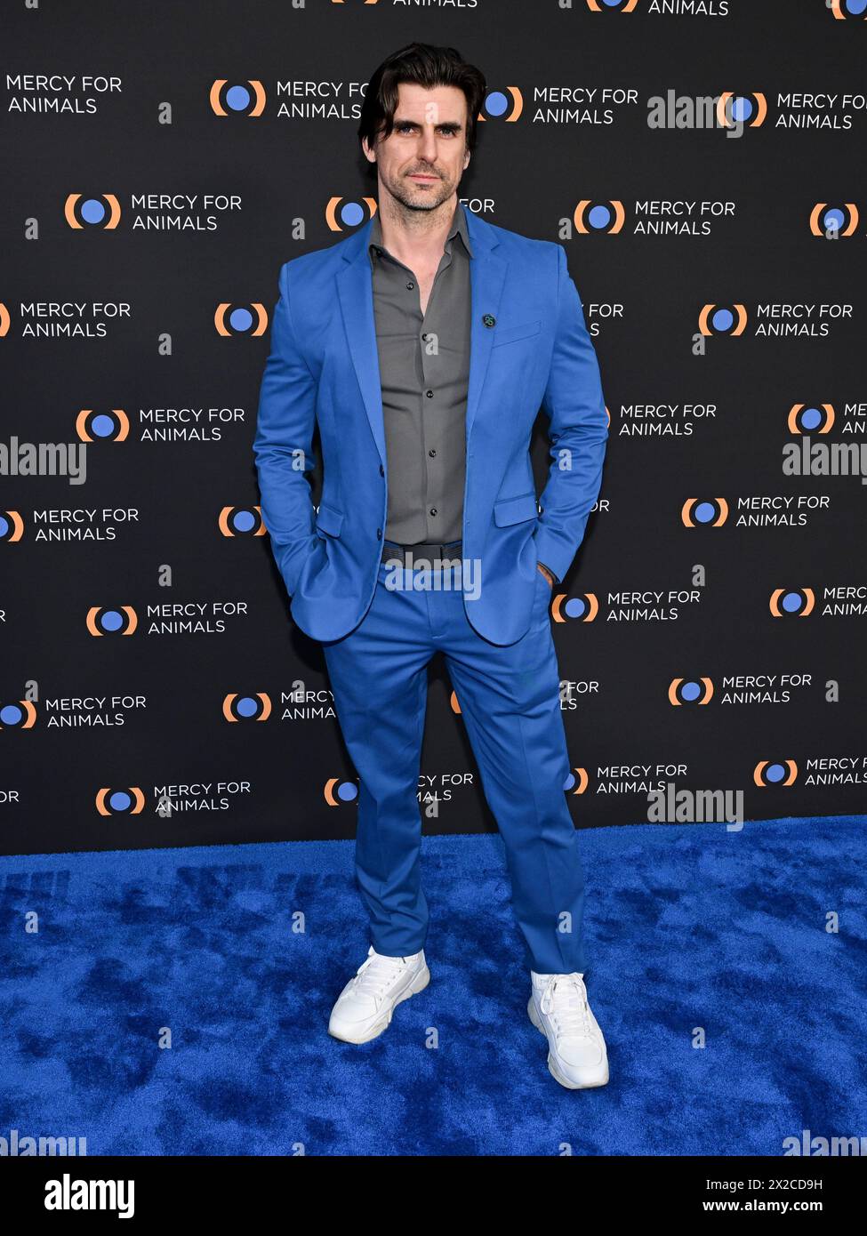 April 20, 2024, Los Angeles, California, U.S.: 20 April 2024 - Los Angeles, California - Cooper Barnes. 25th Mercy for Animals Gala Celebration at Rolling Greens. (Credit Image: © Billy Bennight/ZUMA Press Wire) EDITORIAL USAGE ONLY! Not for Commercial USAGE! Stock Photo