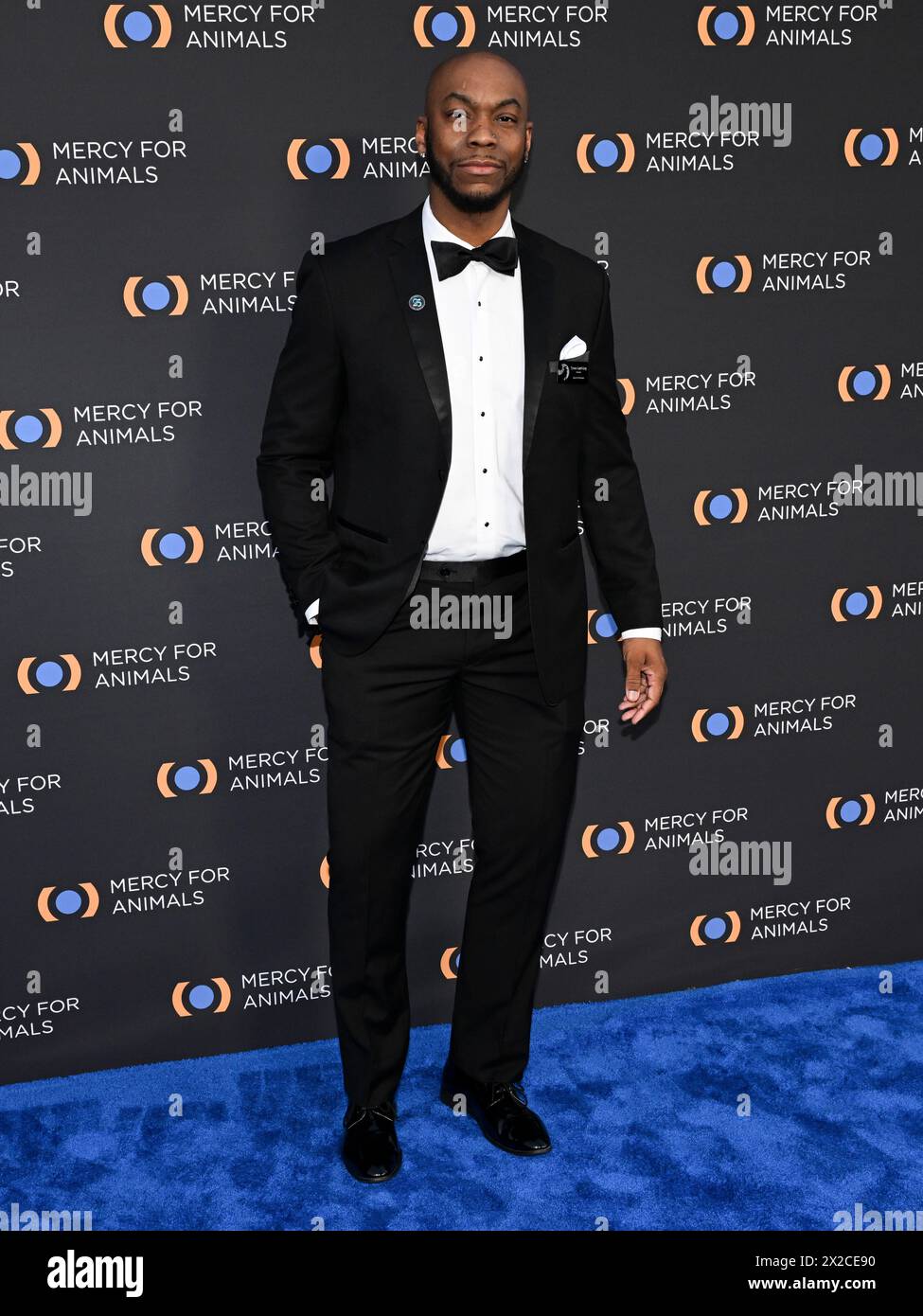April 20, 2024, Los Angeles, California, U.S.: 20 April 2024 - Los Angeles, California - Tyson-Lord Gray. 25th Mercy for Animals Gala Celebration at Rolling Greens. (Credit Image: © Billy Bennight/ZUMA Press Wire) EDITORIAL USAGE ONLY! Not for Commercial USAGE! Stock Photo