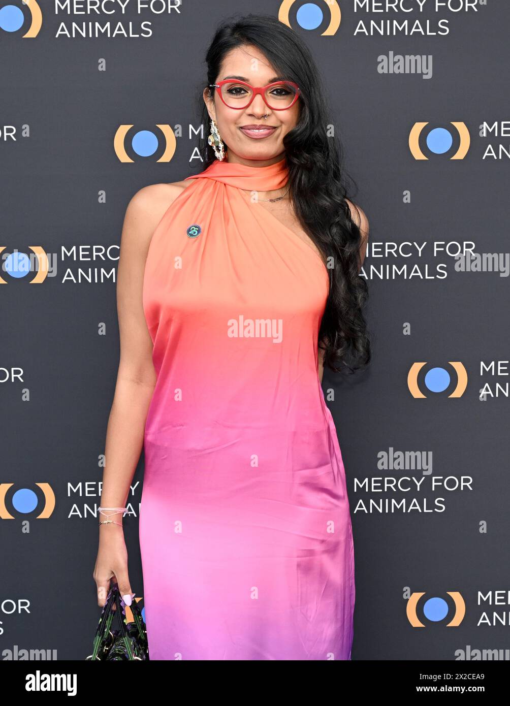April 20, 2024, Los Angeles, California, U.S.: 20 April 2024 - Los Angeles, California - Priyanka Naik. 25th Mercy for Animals Gala Celebration at Rolling Greens. (Credit Image: © Billy Bennight/ZUMA Press Wire) EDITORIAL USAGE ONLY! Not for Commercial USAGE! Stock Photo