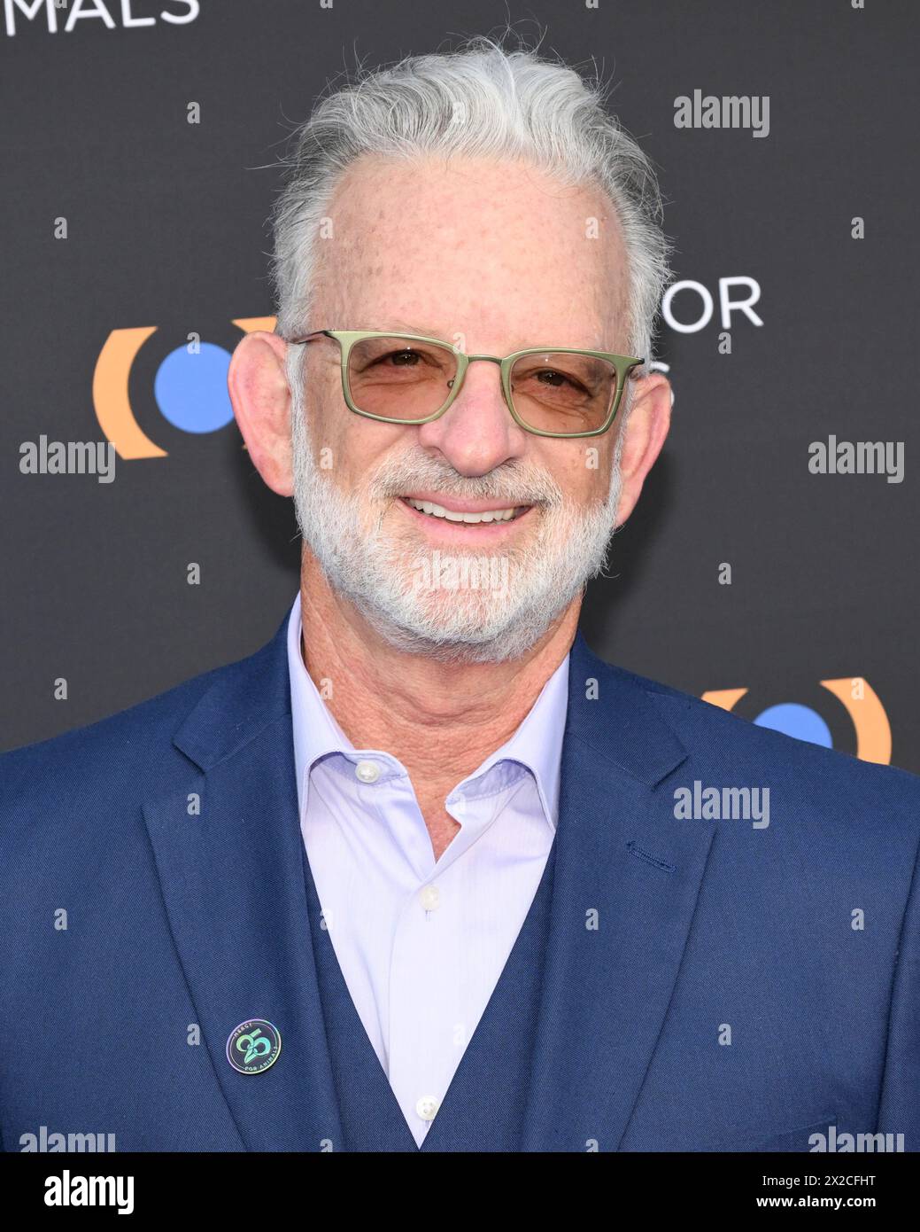 April 20, 2024, Los Angeles, California, U.S.: Marc Katz attends the 25th Mercy for Animals Gala Celebration at Rolling Greens. (Credit Image: © Billy Bennight/ZUMA Press Wire) EDITORIAL USAGE ONLY! Not for Commercial USAGE! Stock Photo