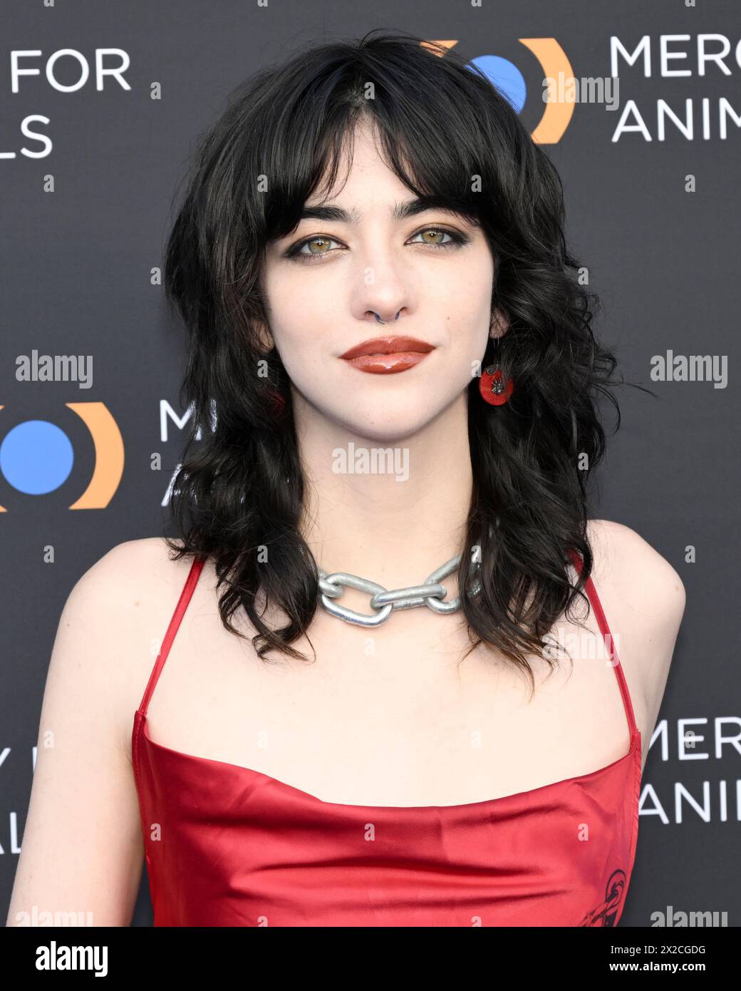 April 20, 2024, Los Angeles, California, U.S.: Syd Kilroy attends the 25th Mercy for Animals Gala Celebration at Rolling Greens. (Credit Image: © Billy Bennight/ZUMA Press Wire) EDITORIAL USAGE ONLY! Not for Commercial USAGE! Stock Photo