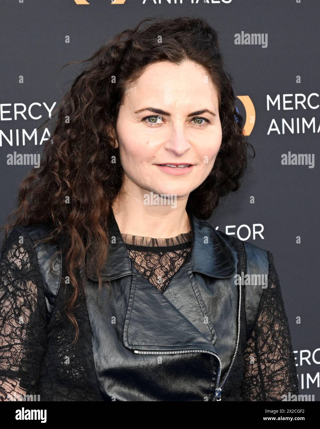 April 20, 2024, Los Angeles, California, U.S.: Rain Phoenix attends the 25th Mercy for Animals Gala Celebration at Rolling Greens. (Credit Image: © Billy Bennight/ZUMA Press Wire) EDITORIAL USAGE ONLY! Not for Commercial USAGE! Stock Photo