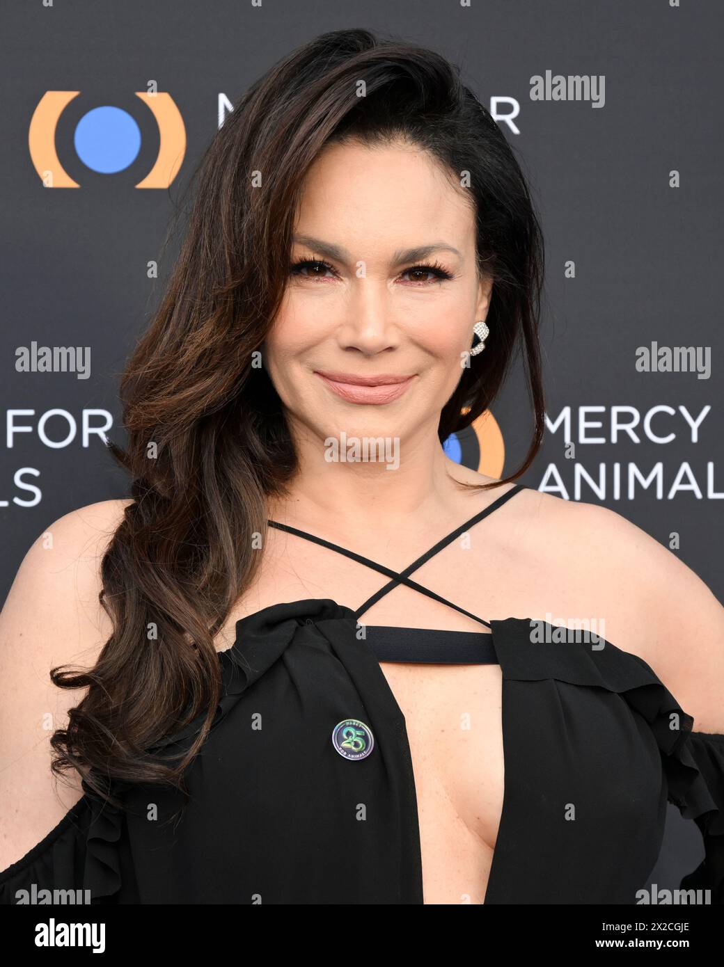 April 20, 2024, Los Angeles, California, U.S.: Patricia De Leon attends the 25th Mercy for Animals Gala Celebration at Rolling Greens. (Credit Image: © Billy Bennight/ZUMA Press Wire) EDITORIAL USAGE ONLY! Not for Commercial USAGE! Stock Photo