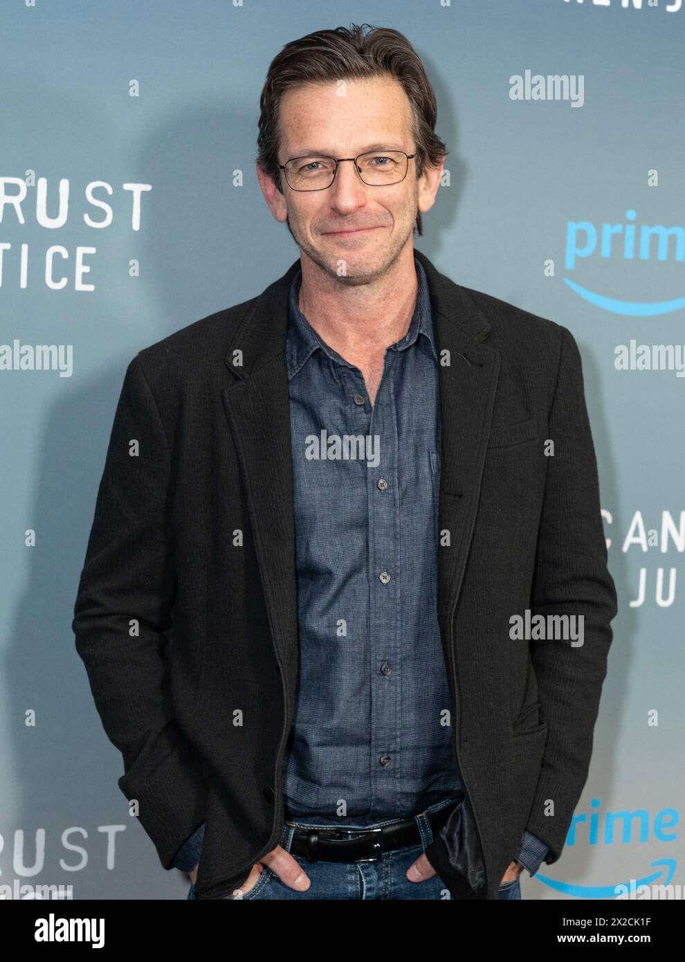 Dan Futterman attends 'American Rust: Broken Justice' New York Screening at The Whitby Hotel in New York on March 26, 2024 Stock Photo