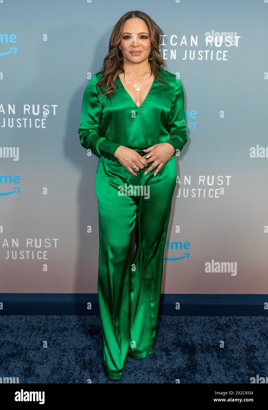 Luna Lauren Velez attends 'American Rust: Broken Justice' New York