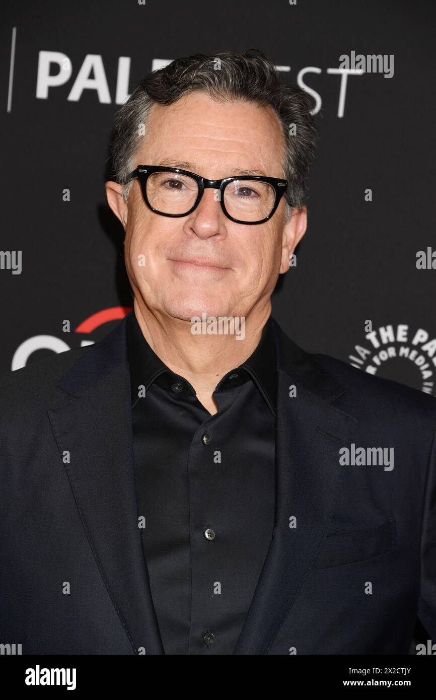 Hollywood, California, USA. 21st Apr, 2024. Stephen Colbert attends