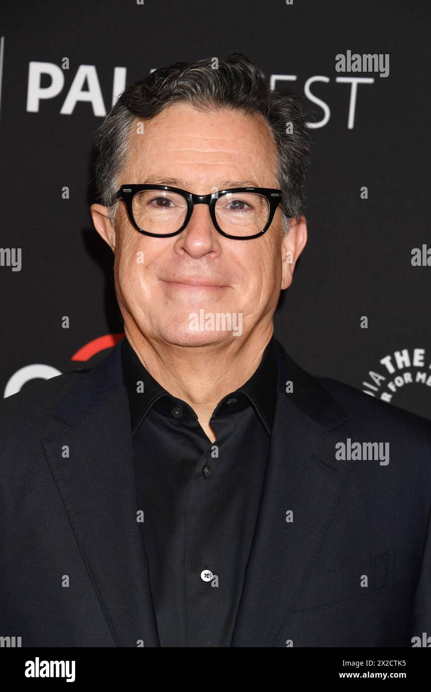 Hollywood, California, USA. 21st Apr, 2025. Stephen Colbert attends