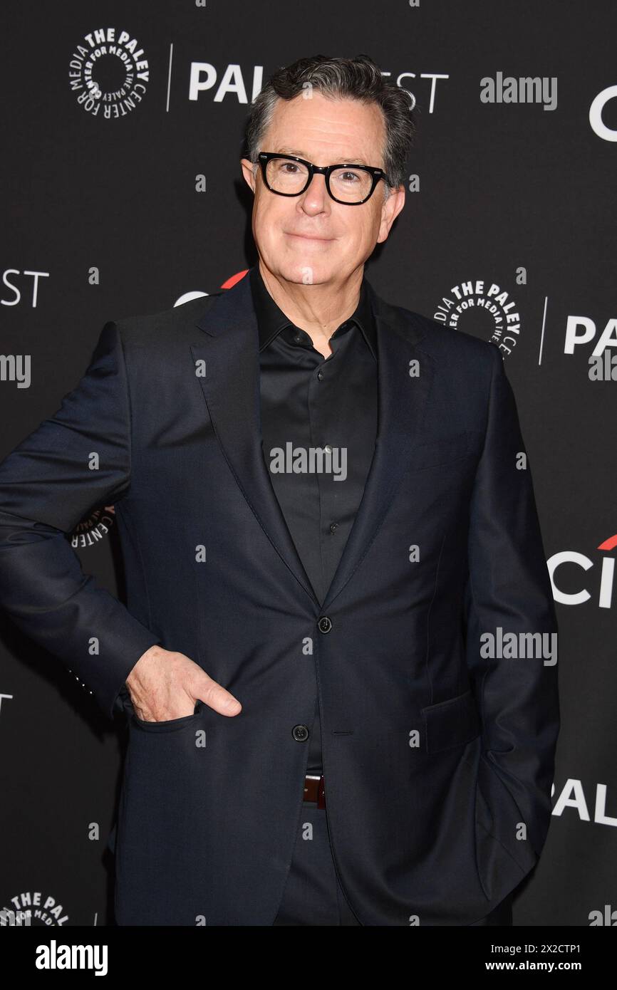 Hollywood, California, USA. 21st Apr, 2024. Stephen Colbert attends