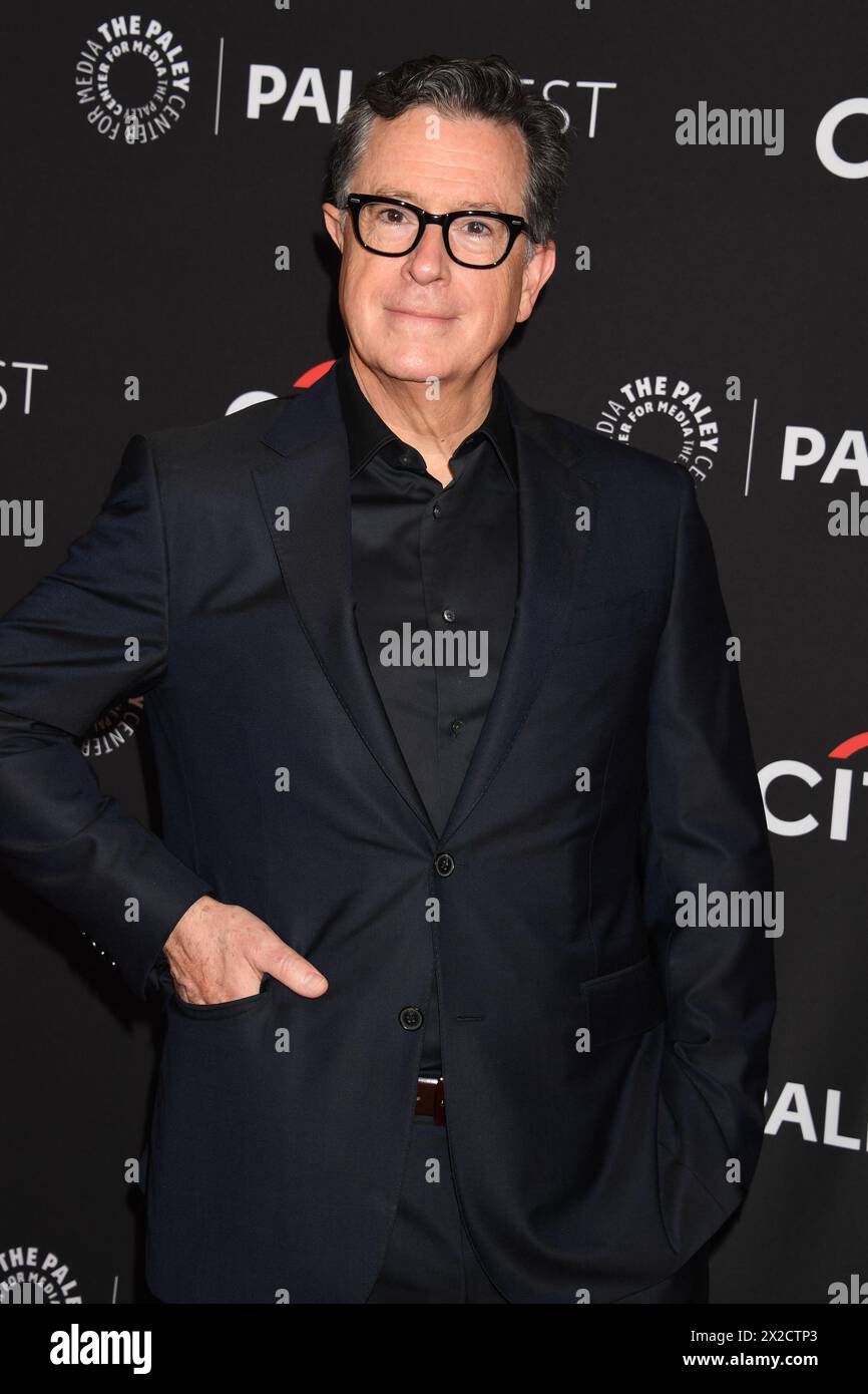 Hollywood, California, USA. 21st Apr, 2024. Stephen Colbert attends