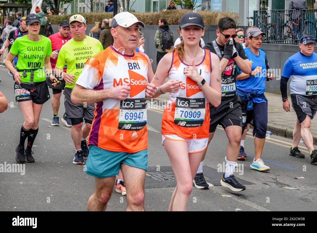 London Marathon 2024: Couple running in aid of MS Society charity on ...