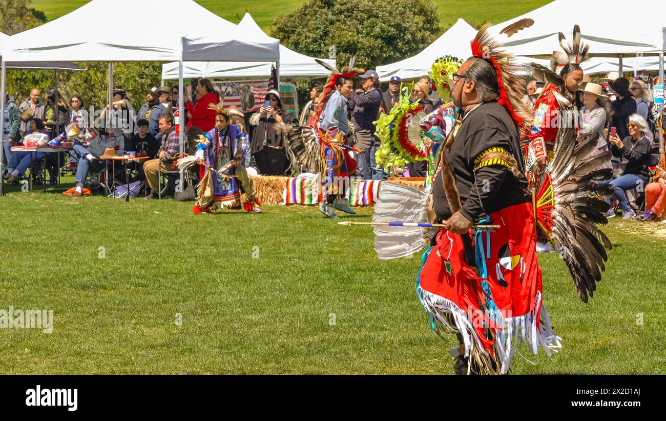 Malibu, California. April 6, 2024. Chumash Day Pow Wow and Intertribal
