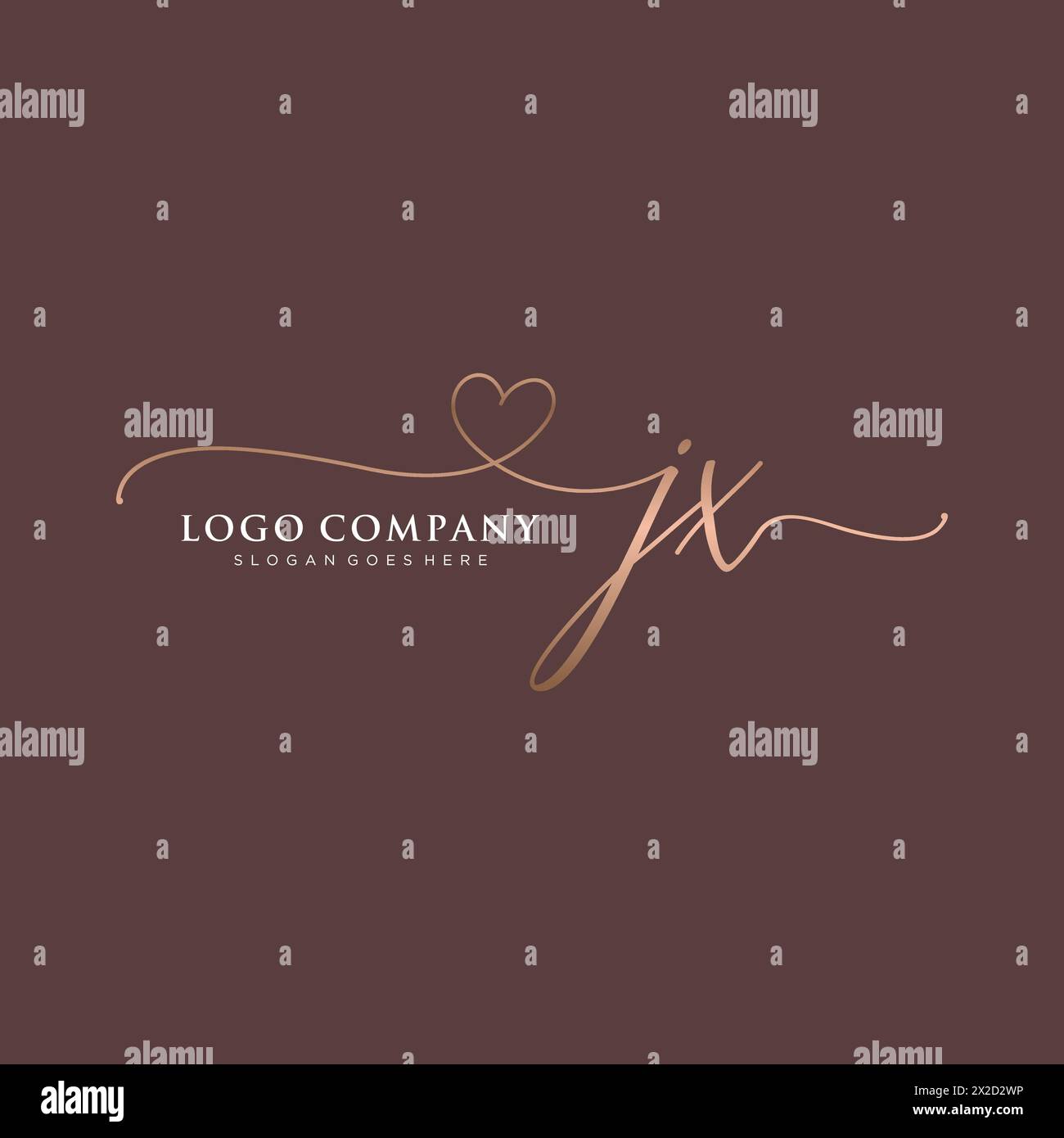 JX beauty monogram and elegant logo design Stock Vector Image & Art - Alamy