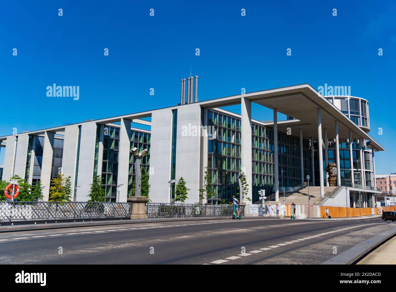 Library of the German Bundestag in Berlin, Germany Stock Photo
