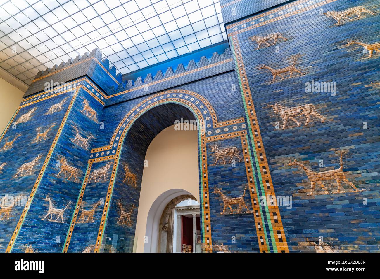 Ishtar Gate at Pergamon Museum in Berlin, Germany Stock Photo