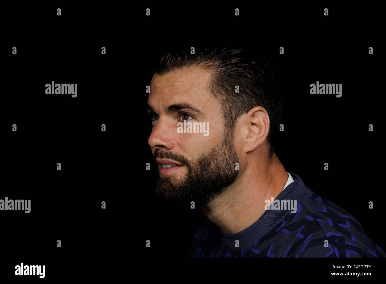 Madrid, Spain. 21st Apr, 2024. Nacho Fernandez of Real Madrid seen during the La liga 2023/24 match between Real Madrid and FC Barcelona at Santiago Bernabeu Stadium. Final score; Real Madrid 3:2 FC Barcelona Credit: SOPA Images Limited/Alamy Live News Stock Photo