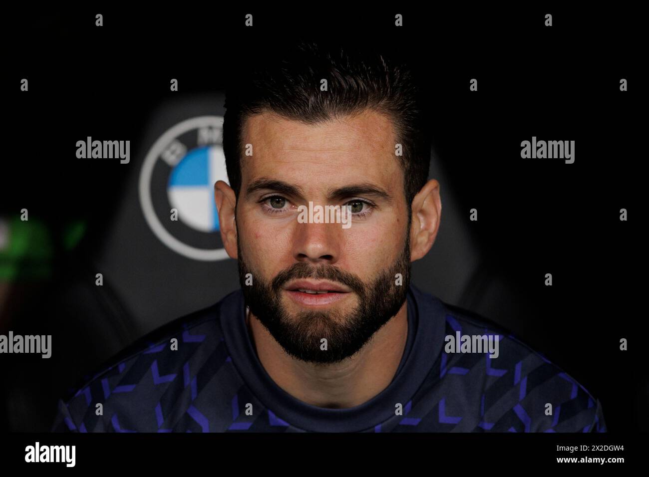 Madrid, Spain. 21st Apr, 2024. Nacho Fernandez of Real Madrid seen during the La liga 2023/24 match between Real Madrid and FC Barcelona at Santiago Bernabeu Stadium. Final score; Real Madrid 3:2 FC Barcelona Credit: SOPA Images Limited/Alamy Live News Stock Photo