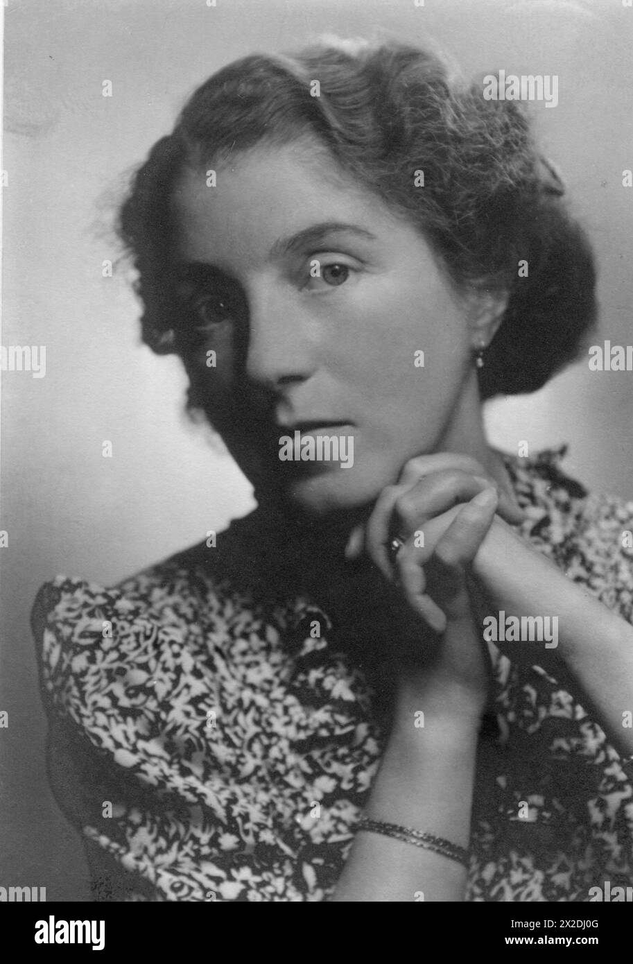 Walde, Hilde, German authoress / writer, 1941, ADDITIONAL-RIGHTS-CLEARANCE-INFO-NOT-AVAILABLE Stock Photo