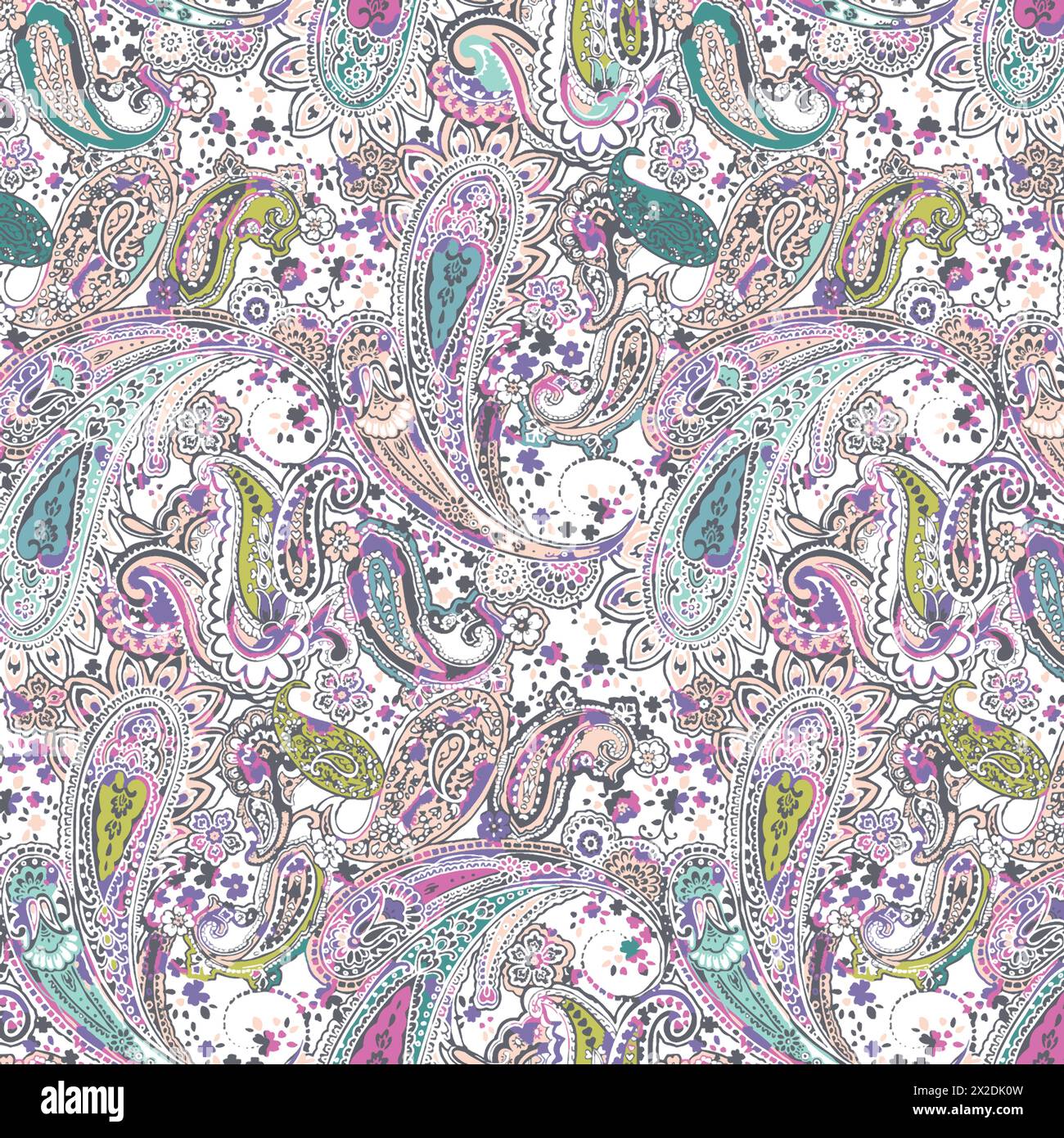Textile grphic pattern artwork design Stock Vector
