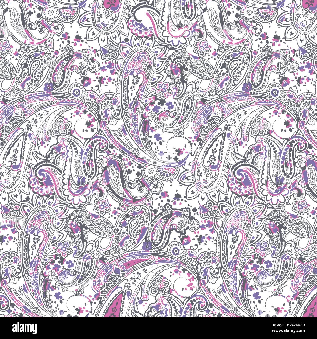 Textile grphic pattern artwork design Stock Vector