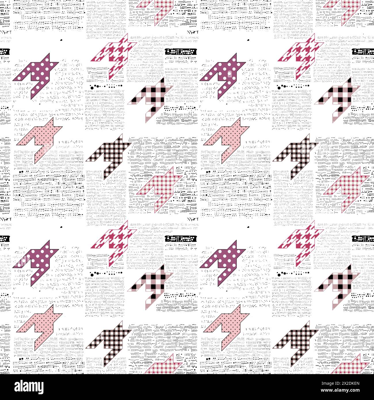 Textile grphic pattern artwork design Stock Vector