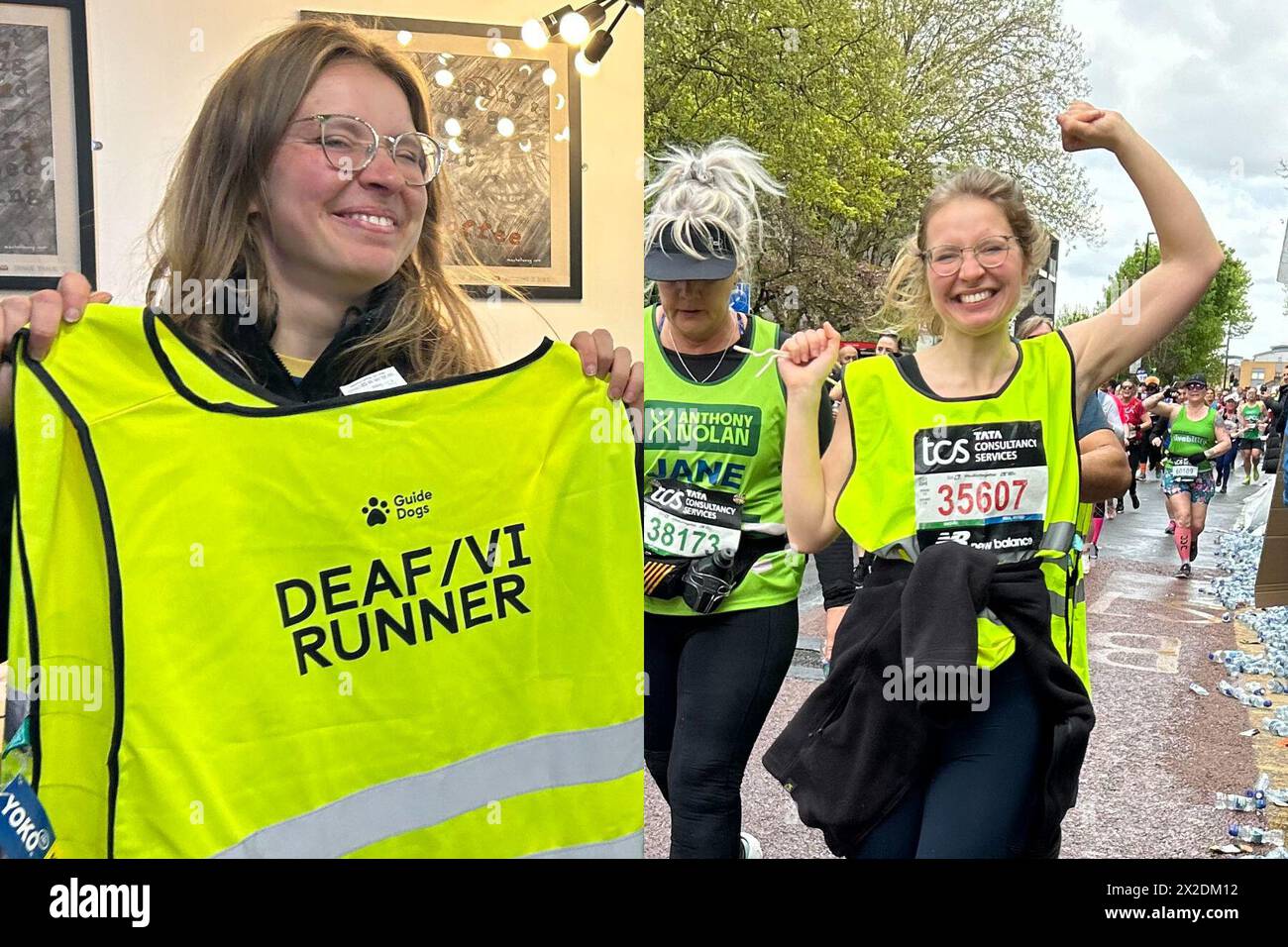 PA REAL LIFE Karolina Pakenaite, 28, a deafblind university student