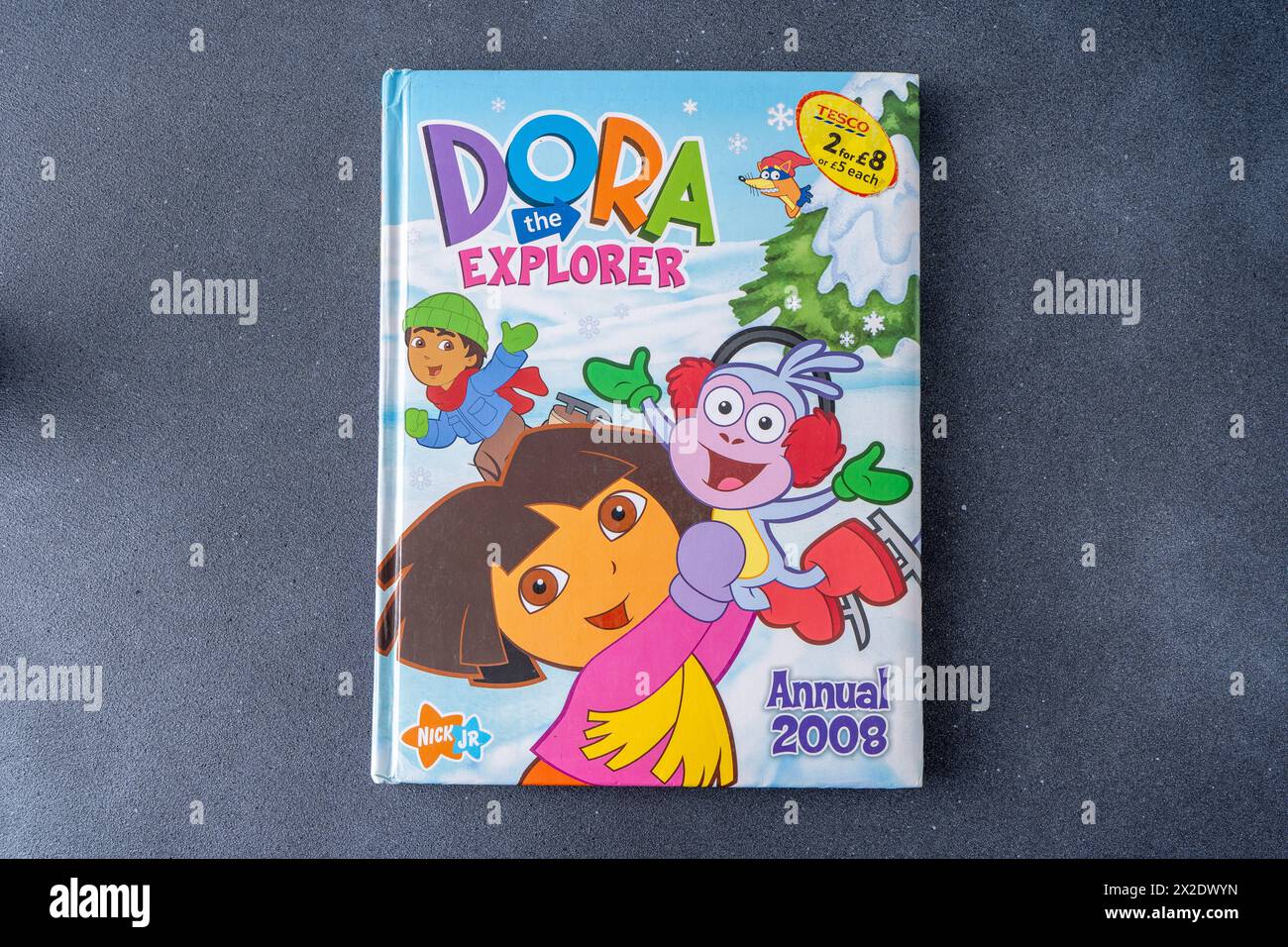 Dora the explorer Book. Ukraine, Kyiv - March 16, 2024 Stock Photo