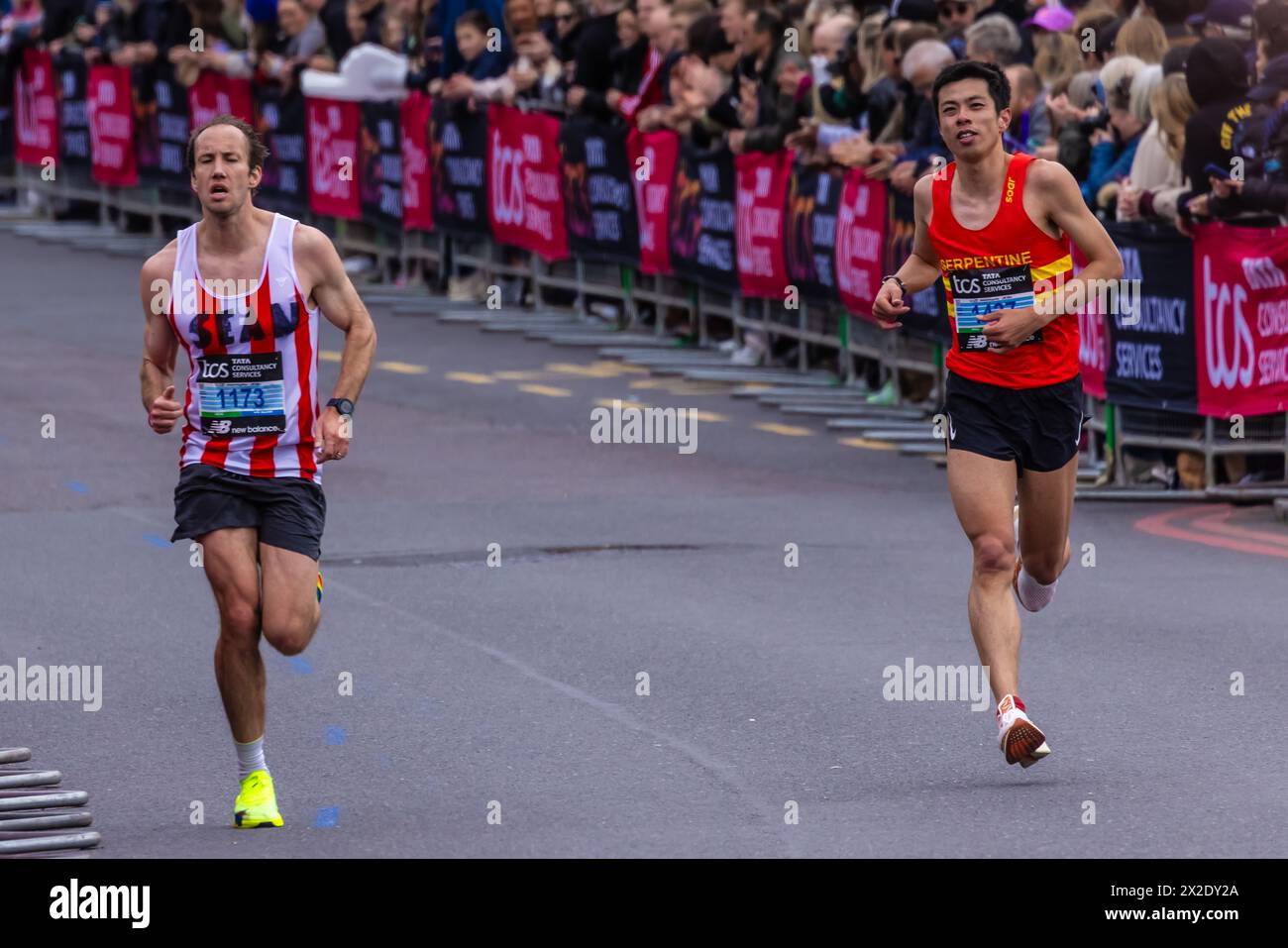 London Marathon 2024 Stock Photo