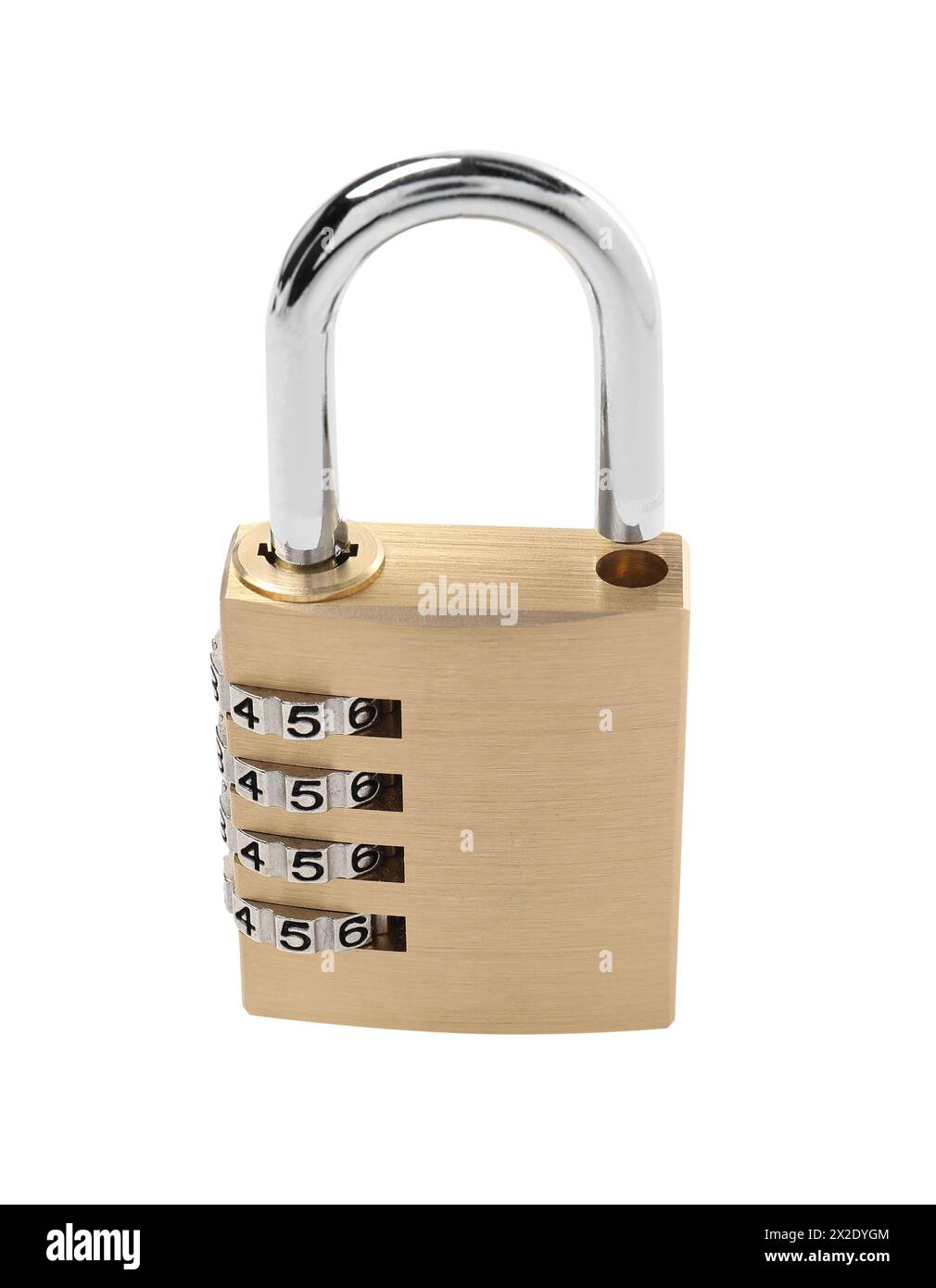 Locked steel combination padlock isolated on white Stock Photo - Alamy