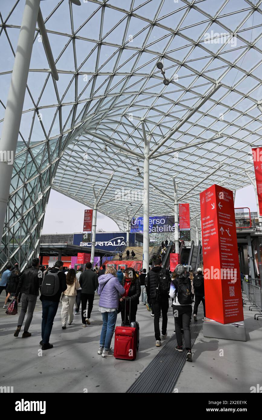 Milan,Italy Salone del Mobile 2024 Where experience evolve location